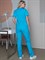 Костюм женский хирургический Модерн-001 (тк.Спандекс,175) MedLine, голубой - фото 49060