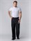 Костюм Флагман-Фаворит-1 (тк.Саржа,250) брюки, т.серый/серый - фото 49182