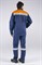 Костюм Стандарт СОП (тк.Смесовая,210) брюки, т.синий/оранжевый - фото 49204