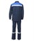 Костюм СПЕЦИАЛИСТ куртка, брюки (тк.Саржа,240) т.синий/васильковый - фото 49657