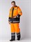 Костюм зимний Дорожник (тк.Оксфорд) брюки, оранжевый/черный - фото 5289