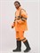 Костюм влагозащитный сигнальный Турист СОП (Нейлон/ПВХ,170), оранжевый - фото 53189