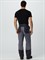 Костюм Лидер (тк.Балтекс,210) брюки, т.серый/св.серый - фото 53562