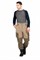 Костюм Нортон (тк.Смесовая, 270) брюки COSMO-TEX, серый песок/хаки - фото 53592