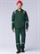 Костюм Респект (тк.Саржа,250) брюки, т.зеленый/оранжевый - фото 53651