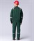 Костюм Респект (тк.Саржа,250) брюки, т.зеленый/оранжевый - фото 53652