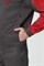 Костюм Сфера-1 NEW (тк.Смесовая,210) брюки, т.серый/красный - фото 53781