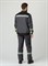 Костюм Ховард-1 (тк.Смесовая,240) брюки, т.серый/черный/лимонный - фото 53820