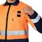Костюм мужской летний Спектр 2М оранжевый/синий (куртка и полукомбинезон) - фото 55390