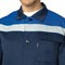 Костюм мужской летний Стандарт 1 СОП темно-синий/василек (куртка и брюки) - фото 55401