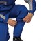 Костюм мужской Бренд 1 2020 василек/светло-серый (куртка и брюки) - фото 55410