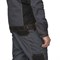 Костюм мужской Бренд 1 2020 серый/черный (куртка и брюки) - фото 55418