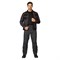 Костюм мужской Бренд 1 2020 серый/черный (куртка и брюки) - фото 55422