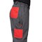 Костюм мужской Бренд 1 2020 темно-серый/красный (куртка и брюки) - фото 55431