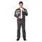 Костюм мужской Бренд 1 2020 темно-серый/светло-серый (куртка и брюки) - фото 55436
