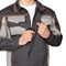 Костюм мужской Бренд 1 2020 темно-серый/светло-серый (куртка и брюки) - фото 55437