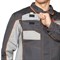 Костюм мужской Бренд 1 2020 темно-серый/светло-серый (куртка и брюки) - фото 55440