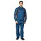 Костюм мужской Бренд 2 2020 синий/темно-серый (куртка и полукомбинезон) - фото 55472
