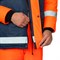 Костюм мужской утепленный Спектр 2 Ультра оранжевый/синий (куртка и полукомбинезон) - фото 55539