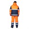 Костюм мужской утепленный Спектр 2 Ультра оранжевый/синий (куртка и полукомбинезон) - фото 55540