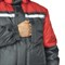 Костюм мужской утепленный Стимул-М серый/красный (куртка и полукомбинезон) - фото 55561