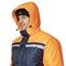 Костюм мужской утепленный Стимул-М синий/оранжевый (куртка и полукомбинезон) - фото 55568