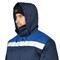 Куртка мужская утепленная Бригадир-М СОП темно-синий/василек - фото 55574