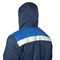 Куртка мужская утепленная Бригадир-М СОП темно-синий/василек - фото 55575
