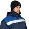 Куртка мужская утепленная Бригадир-М СОП темно-синий/василек - фото 55576