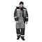 Костюм мужской утепленный Стайл-М серый/черный (куртка и полукомбинезон) - фото 55586