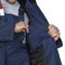 Костюм мужской утепленный Пантеон 2 темно-синий/красный (куртка и полукомбинезон) - фото 55658