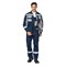 Костюм мужской Бренд Корпоратив 2020 темно-синий/светло-серый (куртка и полукомбинезон) - фото 55732