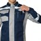 Костюм мужской Бренд Корпоратив 2020 темно-синий/светло-серый (куртка и полукомбинезон) - фото 55737