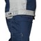 Костюм мужской Бренд Корпоратив 2020 темно-синий/светло-серый (куртка и полукомбинезон) - фото 55741