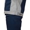 Костюм мужской Бренд Корпоратив 2020 темно-синий/светло-серый (куртка и полукомбинезон) - фото 55742