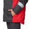 Куртка мужская утепленная Бренд темно-серая/красная - фото 55776