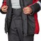 Куртка мужская утепленная Бренд темно-серая/красная - фото 55781
