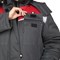 Куртка женская утепленная Профессионал темно-серая/красная - фото 55805