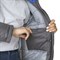 Куртка женская утепленная Онега-М с трехслойным утеплителем темно-серый/электрик - фото 55816