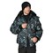 Куртка мужская утепленная с капюшоном Альфа КМФ город серый - фото 55866