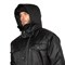 Куртка мужская утепленная Альфа удлиненная черная - фото 55941