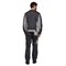 Костюм мужской Бренд 1 серый/серый универсальный (куртка и брюки) - фото 56215