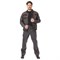 Костюм мужской Бренд 1 серый/черный универсальный (куртка и брюки) - фото 56222