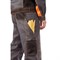 Костюм мужской Бренд 1 серый/черный универсальный (куртка и брюки) - фото 56228