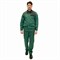 Костюм мужской Ударник П темно-зеленый/черный (куртка и брюки) - фото 56278
