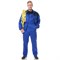 Костюм мужской летний Гудзон василек/синий (куртка и полукомбинезон) - фото 56298