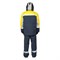 Костюм мужской утепленный темно-синий/желтый (куртка и брюки) - фото 56318