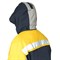 Костюм мужской утепленный темно-синий/желтый (куртка и брюки) - фото 56333