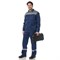 Костюм мужской Пантеон 2 синий/серый (куртка и полукомбинезон) - фото 56394