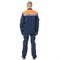 Костюм мужской Коммунальщик синий/оранжевый (куртка и полукомбинезон) - фото 56441
